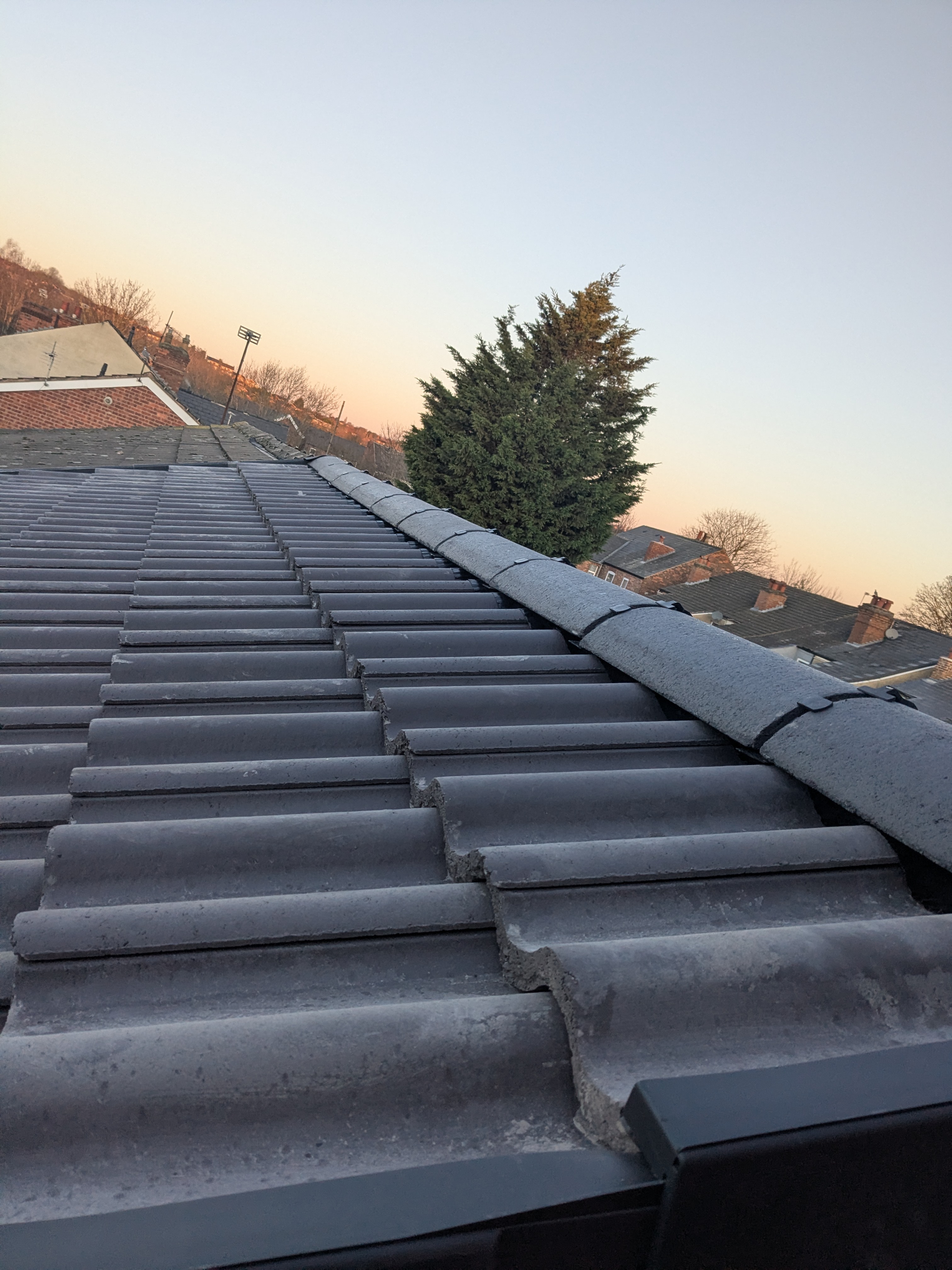Roofing project photograph